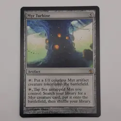 Magic: The Gathering Myr Turbine Mirrodin Besieged Rare Artifact Regular 117 - Image 1