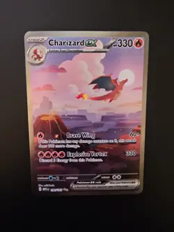 Charizard ex - 199/165 - Pokemon 151 Special Illustration Rare Card NM - Image 1