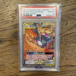 Moltres & Zapdos & Articuno Gx 44/68 Hidden Fates Pokemon PSA 10 - Image 3