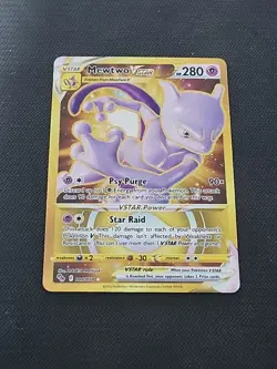 Pokemon Go "Mewtwo VSTAR" 86/78 / Secret Rare / Near Mint - Image 1