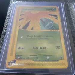 Bulbasaur 95/165 Expedition Base Pokemon Vintage WOTC 2002 NM MINT - Image 3