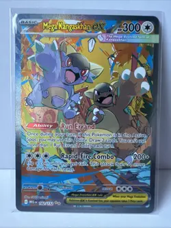 Pokemon Mega Kangaskhan ex MEGA EVOLUTION 182/132 Secret Illustration Rare SIR - Image 1