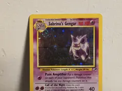 Pokemon Gym Heroes Sabrina’s Gengar 14/132 Mp - Image 2
