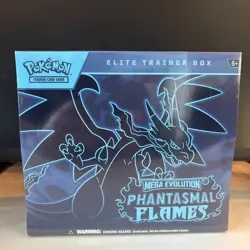 🐉 PHANTASMAL FLAMES Mega Evolution Elite Trainer Box ETB New Sealed Pokemon 🐉 - Image 2