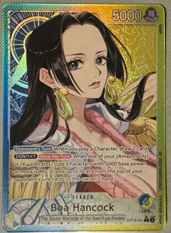 One Piece The Azure Sea’s Seven OP14-041 Boa Hancock Alt Art Leader English NM + - Image 1