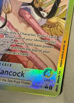 One Piece The Azure Sea’s Seven OP14-041 Boa Hancock Alt Art Leader English NM + - Image 3