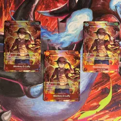 1x One Piece TCG Monkey D Luffy ST10-006 SR Treasure Booster Set Promo - Image 1
