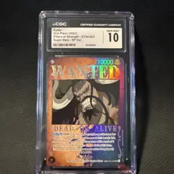 One Piece TCG Kaido ST04-003 Wanted Poster Alternate Art & Eustass Captain Kid - Image 1