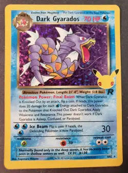 Dark Gyarados 8/82 - Celebrations Pokemon Card - Near Mint Fast Shipping - Image 1