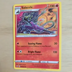 SALAZZLE 028/202 POKEMON CARD (SWORD AND SHIELD SET) - Image 4