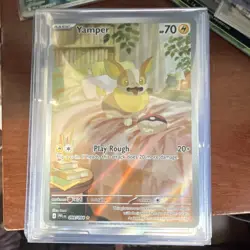 Pokemon Yamper Full Art Holo Rare PFL 099/094 English Lightning Basic Card - Image 1