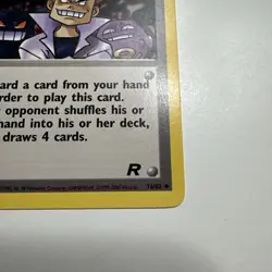 Pokemon Card - Imposter Oak's Revenge Team Rocket 76/82 Uncommon 1st Edition - Image 3