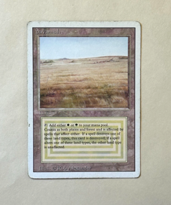 Savannah MTG Revised / 3rd Edition Heavy Play (HP) Dual Land Magic (1) - Image 1