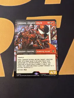 MTG Carnage, Crimson Chaos (Borderless) NON FOIL NM R 227 Marvel's Spider-Man - Image 1