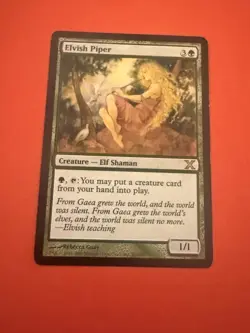 Magic: The Gathering Elvish Piper Creature Rare 10th Edition Green 262 - Image 1