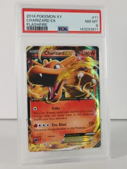 Charizard EX - Ultra Rare - XY Flashfire - POKEMON 2014 - #11 - PSA 8 - Image 2