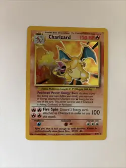Charizard 4/102 Holo Rare Pokemon 1999 | Base Set Unlimited Pokemon - Image 1