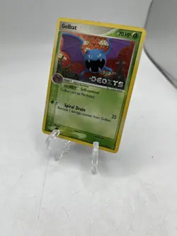 2005 Pokemon Golbat 31/107 Deoxys Reverse Holo Stamped EX Genuine LP - Image 1