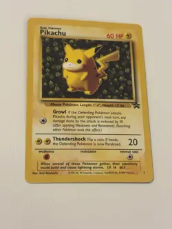 Pokemon TCG Pikachu Wizards Black Star Promos Regular Rare - Image 1