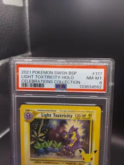 PSA 8 2021 Pokemon Celebrations - Light Toxtricity SWSH137 - Image 2