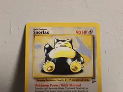 Pokemon TCG Snorlax Card 30/130 Base Set 2 Vintage Non-Holo Rare HP - Image 2