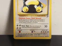 Pokemon TCG Snorlax Card 30/130 Base Set 2 Vintage Non-Holo Rare HP - Image 3