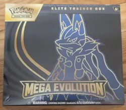 Pokemon TCG Mega Evolution Lucario Elite Trainer Box ETB New - Minor Tear - Image 1
