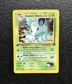 Pokemon TCG - 1st Edition Giovanni's Nidorina 44/132 - Gym Challenge *NM/LP - Image 1