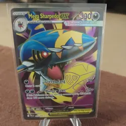 Pokemon Mega Sharpedo EX 113/094 Me02: Phantasmal Flames Ultra Rare PACK FRESH - Image 1