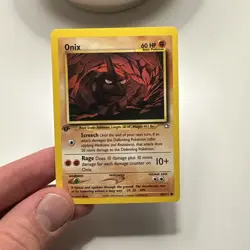 Pokemon Onix 69/111 1st Edition Common Neo Genesis Regular Vintage 2000 - Image 1