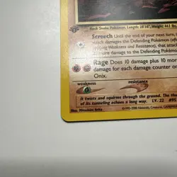 Pokemon Onix 69/111 1st Edition Common Neo Genesis Regular Vintage 2000 - Image 2