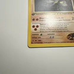 Brock's Onix ⭐ 21/132 1st Edition WOTC Rare Gym Heroes 2000 Pokemon NM - Image 2