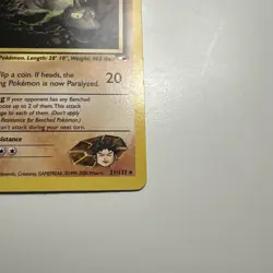 Brock's Onix ⭐ 21/132 1st Edition WOTC Rare Gym Heroes 2000 Pokemon NM - Image 3