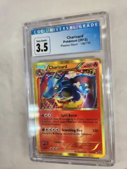 Charizard - Pokemon (2012) Plasma Storm Holo - 136/135 - Graded CGC 3.5 - Image 1