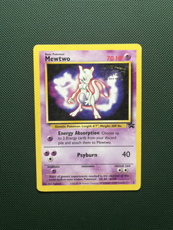 Pokemon TCG Mewtwo #3 Black Star Promo The First Movie promo WB Stamp MP #2 - Image 1