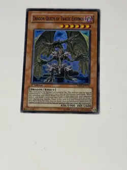 Yu-Gi-Oh! First Edition Super Rare Dragon Queen of Tragic Endings - Image 4