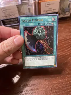 Yu-Gi-Oh! Axe of Despair LART-EN051 Ultra Rare Lost Art Edition - Image 4