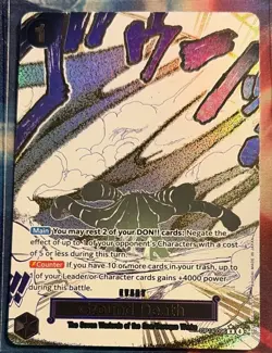 Ground Death - One Piece (Alternate Art) OP14-096 The Azure Sea's Seven Foil - Image 1