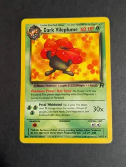 Dark Vileplume - 30/82 - Pokemon Team Rocket Unlimited Rare Card WOTC LP - Image 1
