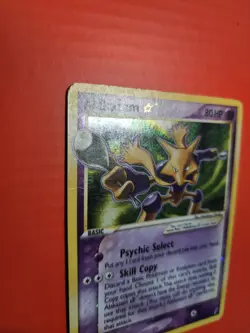 Alakazam Gold Star Crystal Guardians Holo Swirl Card 99/100 Ungraded - Image 5