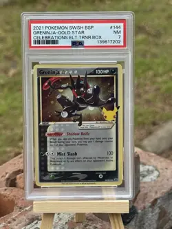 Greninja Star SWSH144 SWSH: Sword & Shield Promo Cards Holo PSA graded 7 - Image 1