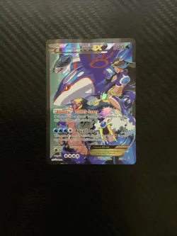 Team Aqua's Kyogre EX Double Crisis 6/34 Ultra Rare Pokemon Card - LP - Image 1