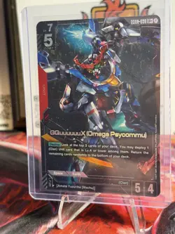 Gundam Card Game Dual Impact GQuuuuuuX (Omega Psycommu) GD02-038 (LR+) - Image 1
