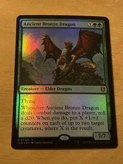 Ancient Bronze Dragon - FOIL NM - Commander Legends: Battle for Baldur's Gate - Image 1