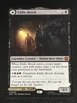 MTG Universes Beyond: Spider-man Eddie Brock 0055 NM Mythic - Image 1