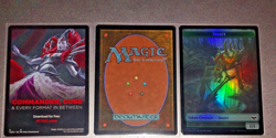 MtG Magic the Gathering VOW Toxrill, the Corrosive Showcase, 2x Slug token, FOIL - Image 2