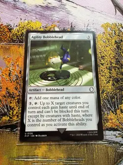 MTG - Universes Beyond: Fallout - Agility Bobblehead - NM - NF - Image 1