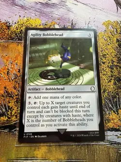 MTG - Universes Beyond: Fallout - Agility Bobblehead - NM - NF - Image 2