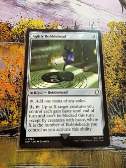 MTG - Universes Beyond: Fallout - Agility Bobblehead - NM - NF - Image 3