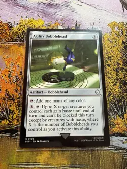 MTG - Universes Beyond: Fallout - Agility Bobblehead - NM - NF - Image 4